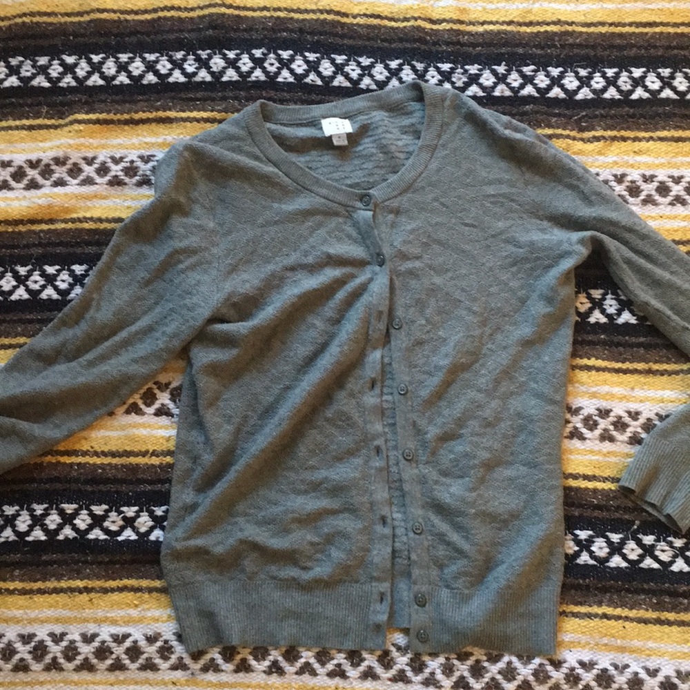 Heather Gray Cardigan